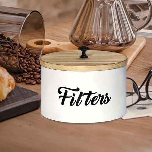 Soporte Para Filtro De Café De Granja, De Cocina Con Tapa