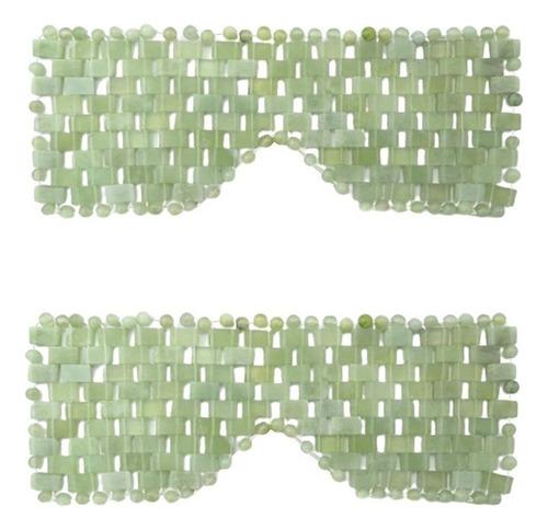 Para Para 2x Máscara De Ojos De Jade Para Ojos Hinchados