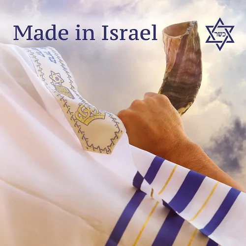 Shofar De Cuerno De Carnero Rayas Y Parte Superior Cu...