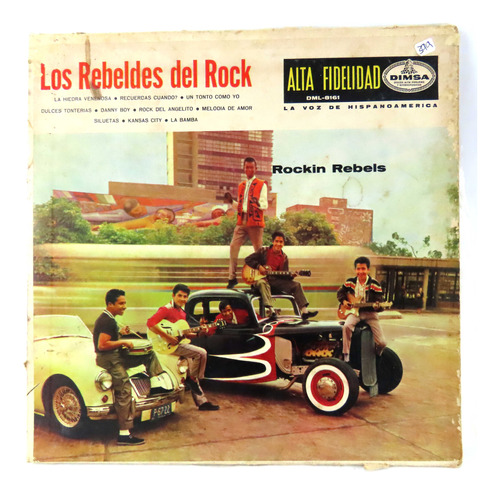 D399 Los Rebeldes Del Rock -- Rockin Rebels Lp