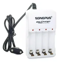 Comprar Cargador De Pilas Aa Aaa + 4 Pilas Recargables