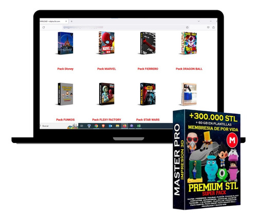 Archivos Stl, Pack Premium Stl, Actualizables De Por Vida