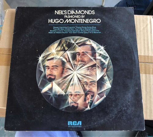 Antiguo Lp Disco Vinil Único Neal Diamond Hugo Montenegro