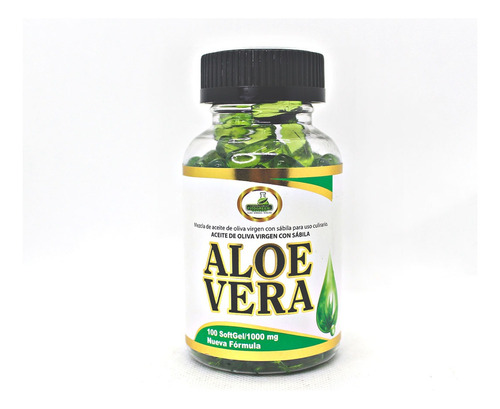 Aceite De Oliva Con Aloe Vera 100 Capsulas Blandas Fitogreen