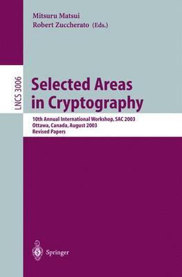 Libro Selected Areas In Cryptography : 10th Annual Intern...