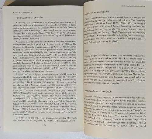 As Cruzadas: Uma História, Por Jonathan Riley-smith, (autor), Tradução De Jonathas Castro, Editora Ecclesiae 1a Edição - 2019 (Usado)