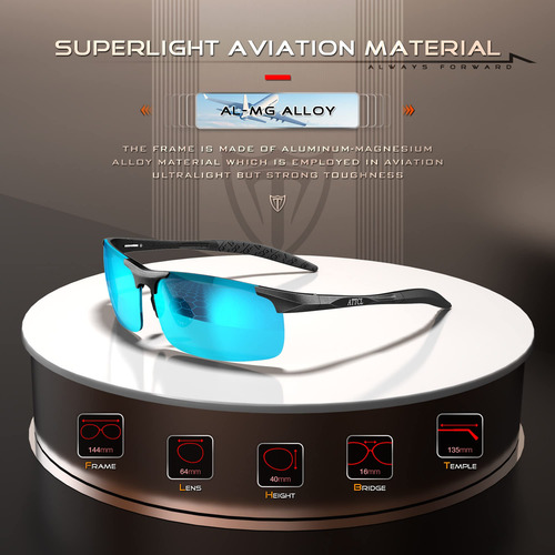 Attcl Lentes De Sol Para Hombres Gafas De Sol Deportivas