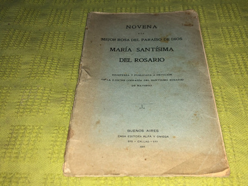 Novena A La Mejor Rosa Del Paraiso De Dios Maria Santisima 