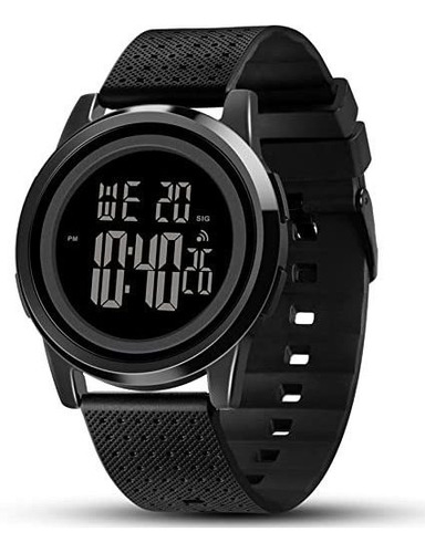 Yuink Mens Watch Ultra-thin Digital Sports Watch Waterproof