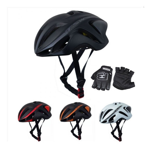 Capacete Ciclismo Mtb Regulagem + Luva Kode /bicicleta Top Cor A COMBINAR Tamanho COMBINADO