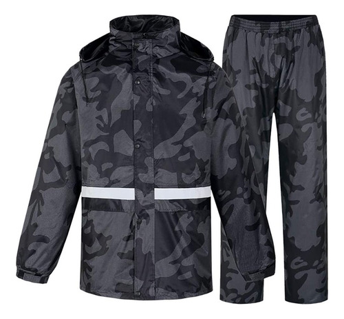 Impermeable 100% Tipo Sudadera Camuflado Moto Envio Gratis