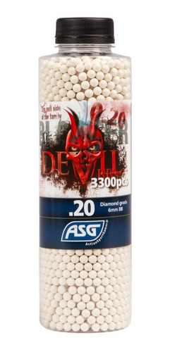 Bbs Blasterdevil 0,20g 6mm 3300 Unidades Airsoft Aventureros