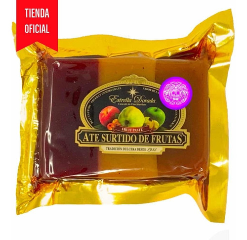 Ate De Frutas 3 Sabores 450g Estrella Dorada