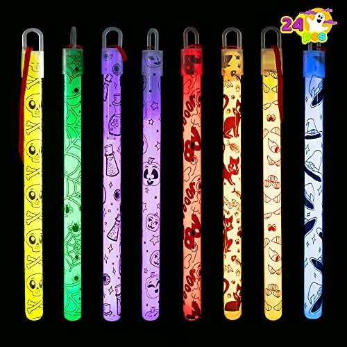 Joyin 24 Piezas De Halloween Glow Stick Hanging Wands W1951