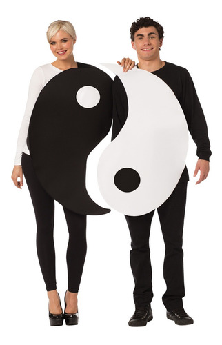 Disfraz Para Pareja Talla Única Para Adultos De Yin Yang