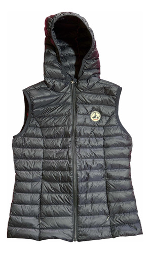 Chaleco Puffer Jott Mujer Talle M Azul Oscuro Importado