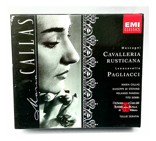 Maria Callas Box Libro 2 Cds Cavalleria Rusticana Pagliacci