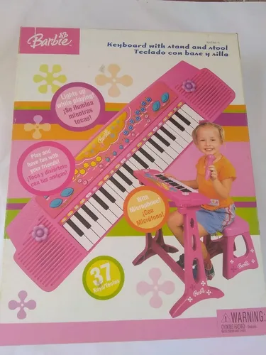 Piano De Barbie Para Ninas Con Microfono MercadoLibre