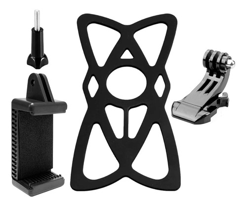 Soporte Adaptador Montura Araña Para Celular Para Base Casco