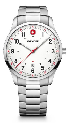 Wenger Reloj City Sport, Blanco ,42 Mm