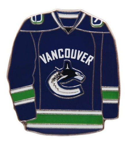 Pin Deportivo - Alfileres De Jersey Oscuro Nhl Vancouver Can