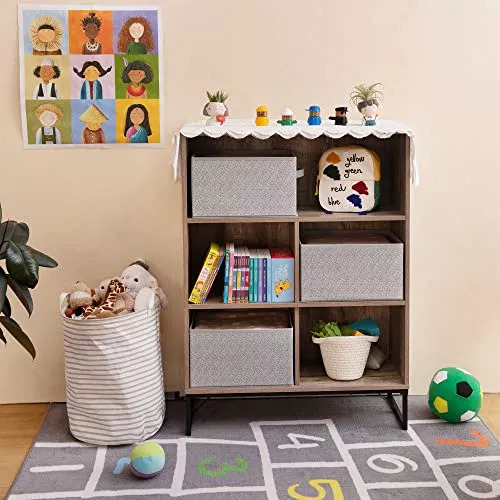 Pack 3 Cajas Organizadoras Xxl Kivs Cube Para Almacenaje Diseño Cubos De Tela Plegable Premium