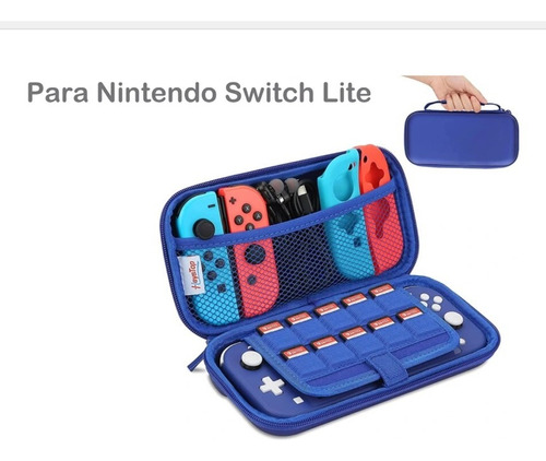 Estuche Protector Para Nintendo Switch Lite Azul