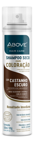  Shampoo A Seco Com Coloração Above Castanho Escuro 150ml