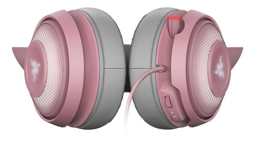 Imagen 4 de 9 de Auriculares gamer Razer Kraken Kitty quartz con luz rgb LED