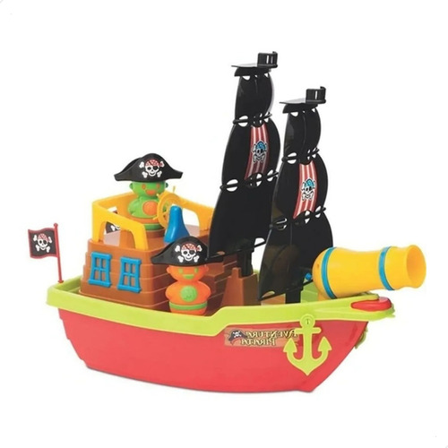 Barco Educativo Didático Aventura Piratas Crianças