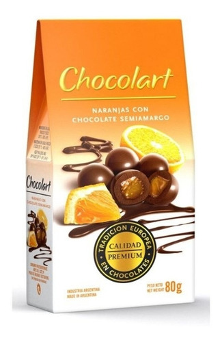 Chocolart Naranjas Chocolate Amargo - Barata La Golosineria