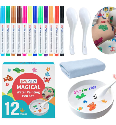 Paquete Bolígrafos Dibujo 12 Colores Niños Juego Marcadores
