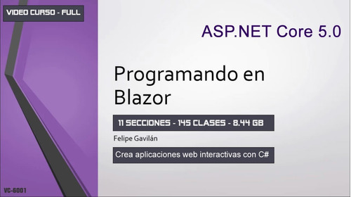 Video Curso - Programando En Blazor - C# 9.0 Asp.net Core 5