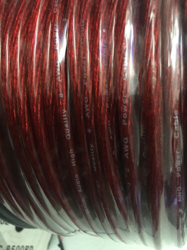Cable De Poder #8 Para Sonido (rollo De 152mts) Danom