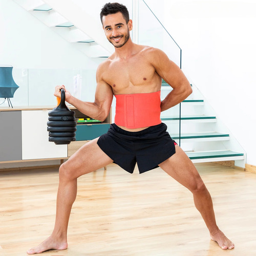 Faja Reductora Neopreno Cinturón Abdominal Sudar 19cm Alto