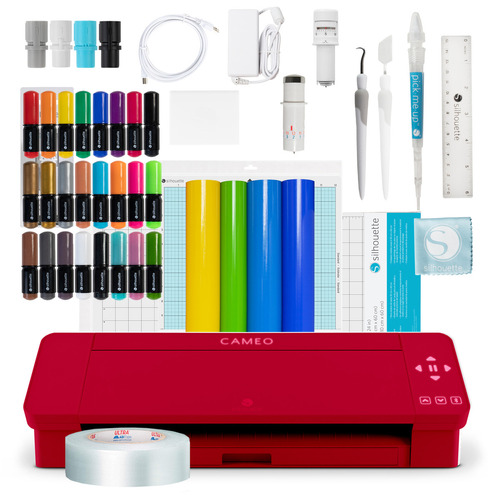 Kit Silhouette Cameo 4 Color Empire red