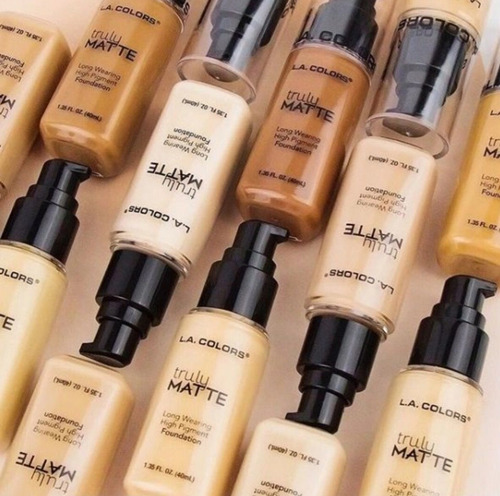 L.a. Colors Truly Matte Foundation Base De Maquillaje 7 Pz