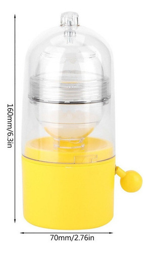 Mezclador De Yema De Huevo Blanco Dorado De Egg Maker