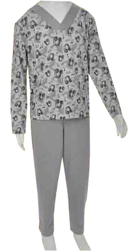 Pijama Infantil Menino Inverno Moletinho Aflanelado 2 A 8