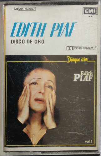 Cassette De Edith Piaf Disco De Oro (6-1155