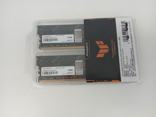 Memória Ram Asgard Tuf Gaming 32gb (2x16gb) Ddr4 3200 Preto