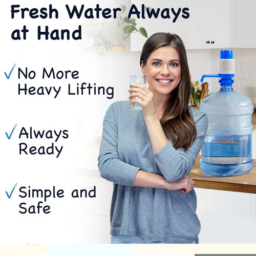 Para Bomba De Agua Manual Para Ajustar Botellas De 5 Galones