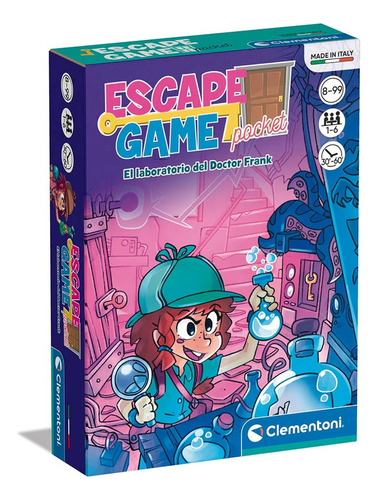 Clementoni Juego De Mesa - Juego De Escape Room - El Laborat