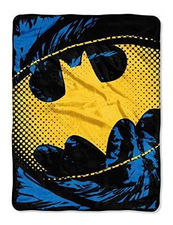 Dc Comics Batman, Rasgado Shield Micro Raschel Manta Lanza