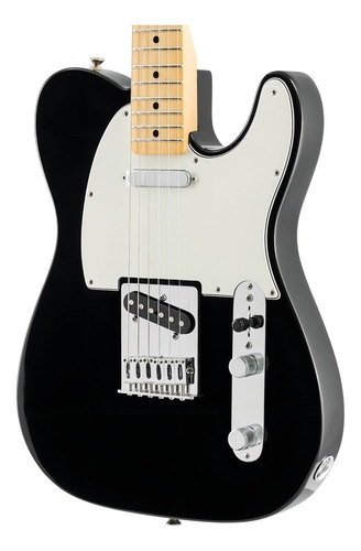 Guitarra eléctrica Fender Standard Telecaster de aliso black con diapasón de arce