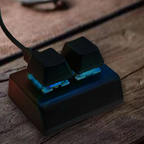 Copiar Y Pegar 2 Teclas Teclado Red Axis Usb Mini Negro