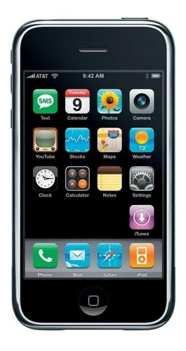 iPhone 1 4 GB preto/prata