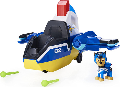 Chase Paw Patrol Jet De Rescate Luces Y Sonidos 30cm