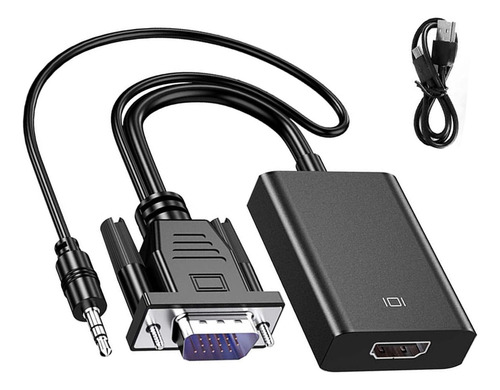 Full Hd Adaptador Vga A Hdmi, Vga A Hdmi Cable, Convertidor
