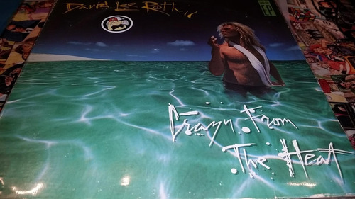 David Lee Roth Crazy From The Heat Ep Vinilo Usa Insert 1985